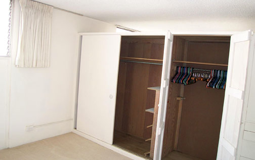Master Bedroom, with Closets