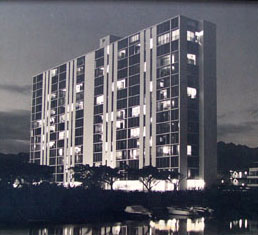 Atkinson Towers in 1961, click here to upload multiple pictures of the apartment, building, and the exterior views