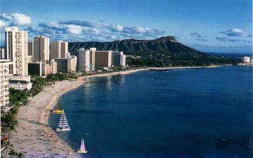 Ocean front/beach with Hotels