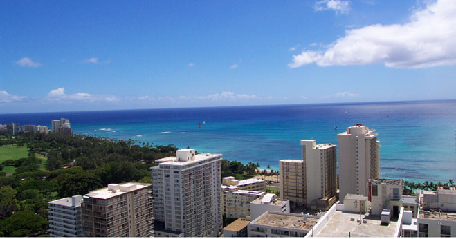 Ocean View from the Condo #3512